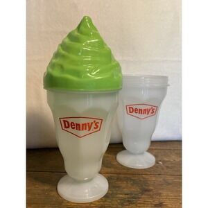 Vintage Denny's Restaurant Plastic Collector's Cup Kid Cup Collectible